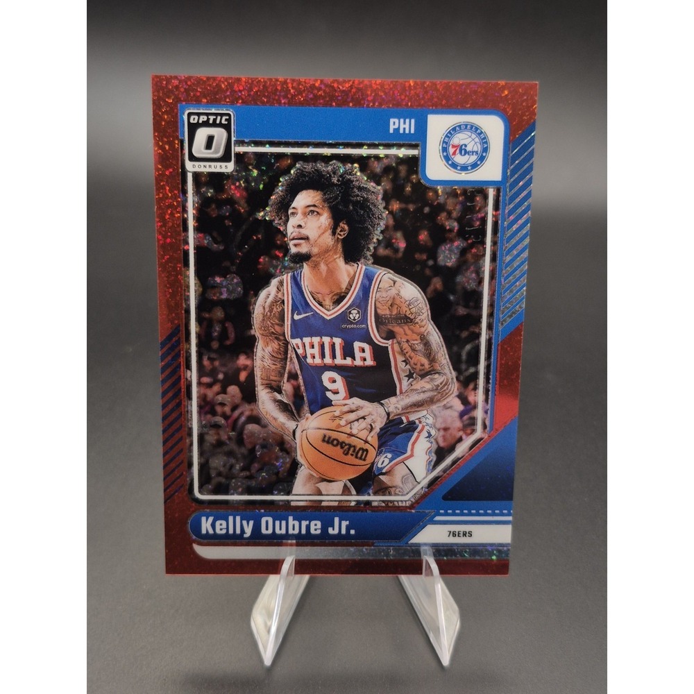 2024‎ Donruss Optic Kelly Oubre Jr #190 Red Fast Break Prizm /75 76ers